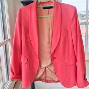 Zara women’s blazer pink